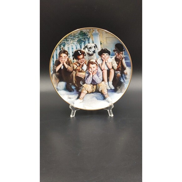 The Little Rascals Franklin Mint Collector Plate Limited Edition Porcelain 8" - Picture 3 of 11